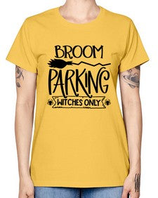 broom parking witches only 46# - witch -  Missy T-Shirt