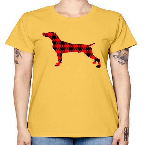 buffalo plaid beagle 63# - dogs -  Missy T-Shirt