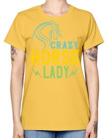 crazy horse lady Style 10# - horse -  Missy T-Shirt
