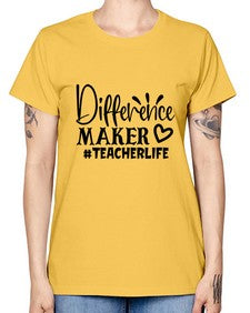difference maker teacherlife Style 121# - teacher -  Missy T-Shirt