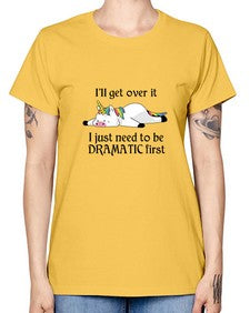 dramatic unicorn 96# - unicorn -  Missy T-Shirt