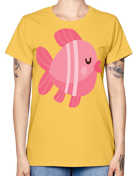 fish 53# - shark-fish -  Missy T-Shirt