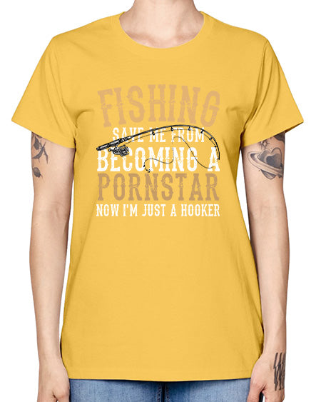 fishing save me 75# - shark-fish -  Missy T-Shirt