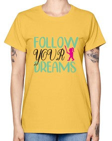 follow your dreams 134# - unicorn -  Missy T-Shirt