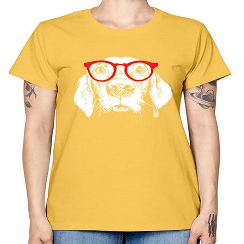 glass dog 145# - dogs -  Missy T-Shirt