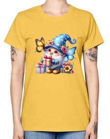 gnome with butterfly 03# - gnome -  Missy T-Shirt