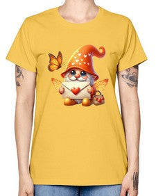 gnome with butterfly 06# - gnome -  Missy T-Shirt