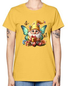 gnome with butterfly 07# - gnome -  Missy T-Shirt