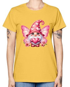 gnome with butterfly 08# - gnome -  Missy T-Shirt