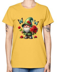 gnome with butterfly 11# - gnome -  Missy T-Shirt