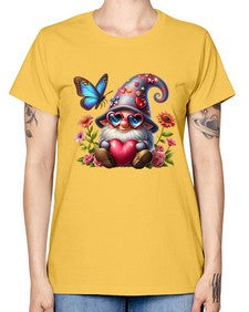 gnome with butterfly 17# - gnome -  Missy T-Shirt