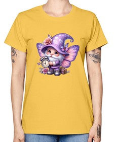 gnome with butterfly 18# - gnome -  Missy T-Shirt