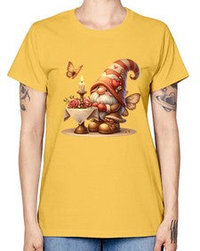 gnome with butterfly 21# - gnome -  Missy T-Shirt