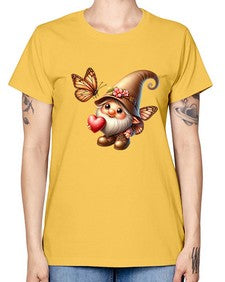 gnome with butterfly 22# - gnome -  Missy T-Shirt