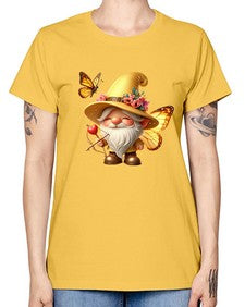 gnome with butterfly 27# - gnome -  Missy T-Shirt