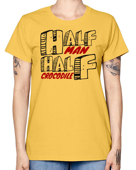 half man half crocodile - alligator -  Missy T-Shirt