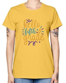 hello fifth grade 257# - fifth grade -  Missy T-Shirt