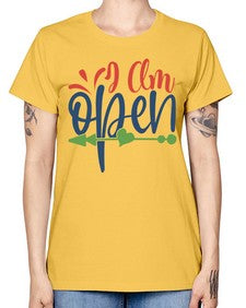 i am open Style 100# - motivation -  Missy T-Shirt