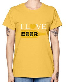 i love beer 1136# - beer -  Missy T-Shirt