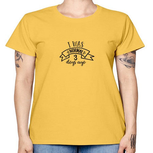 i was normal dogs ago 189# - dogs -  Missy T-Shirt