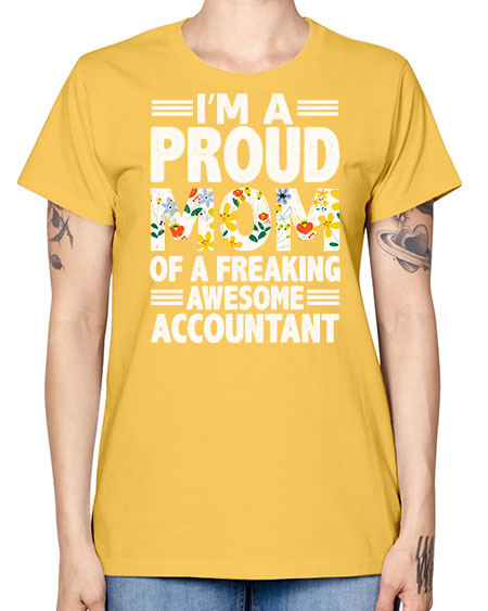 im a proud mom accountant 966# - accountant -  Missy T-Shirt