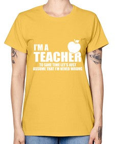 im a teacher copy 384# - teacher -  Missy T-Shirt