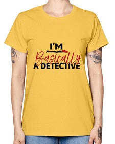 im basically a detective 636# - true crime -  Missy T-Shirt