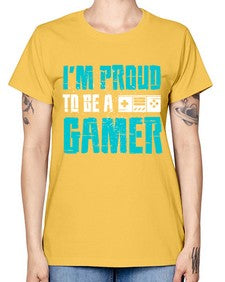 im proud to be a gamer 121# - video games -  Missy T-Shirt