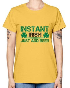 instant irish just add beer 1209# - beer -  Missy T-Shirt