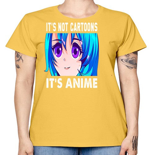 its not cartoons its anime253# - anime -  Missy T-Shirt
