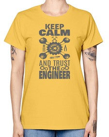 keep calm and trust the engineer 1023# - engineer -  Missy T-Shirt