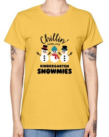 kindergarten snowmies 434# - kindergarten -  Missy T-Shirt