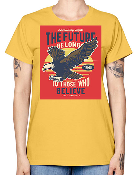 legendary eagle 55# - birds -  Missy T-Shirt