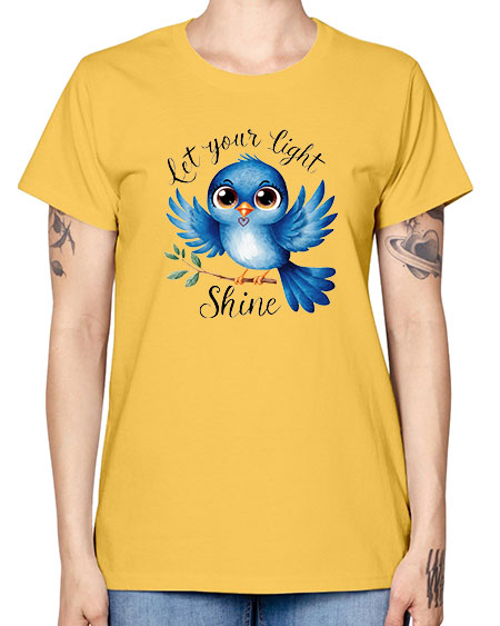 let your light shine 61# - birds -  Missy T-Shirt