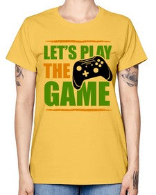lets play the game 136# - video games -  Missy T-Shirt