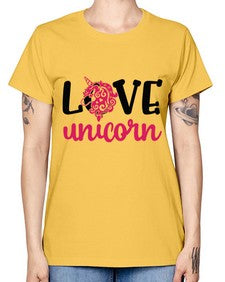 love unicorn 274# - unicorn -  Missy T-Shirt