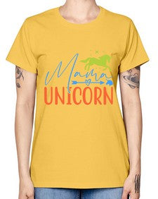 mama unicorn 297# - unicorn -  Missy T-Shirt