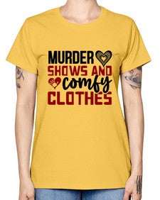 murder shows and comfy clothes 944# - true crime -  Missy T-Shirt