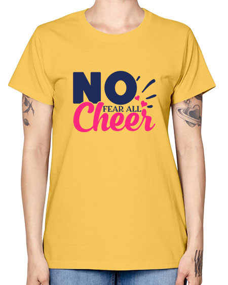 no fear all cheer 1728# - cheer -  Missy T-Shirt