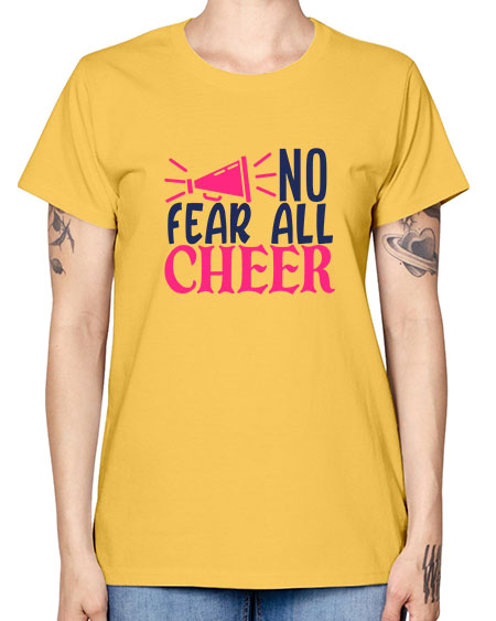 no fear all cheer 1739# - cheer -  Missy T-Shirt