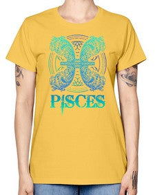 pisces Zodiac 381# - pisces -  Missy T-Shirt