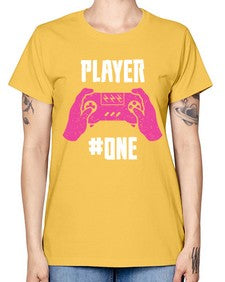 player one 147# - video games -  Missy T-Shirt