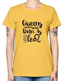 queens Are Born As Leo 386# - leo -  Missy T-Shirt