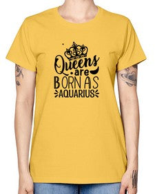 queens are born as Aquarius 388# - aquarius -  Missy T-Shirt