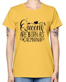 queens are born as Gemini 390# - gemini -  Missy T-Shirt