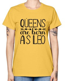 queens are born as Leo 394# - leo -  Missy T-Shirt