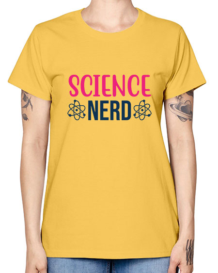 science nerd 65# - general science -  Missy T-Shirt