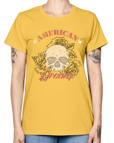 skullrose 1070# - skull and bones -  Missy T-Shirt