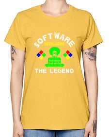 software developer the legend 16# - computer -  Missy T-Shirt