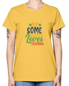 some bunny loves teaching Style 359# - teacher -  Missy T-Shirt